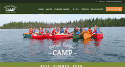 Desktop Screenshot of bethelgospelcamp.com